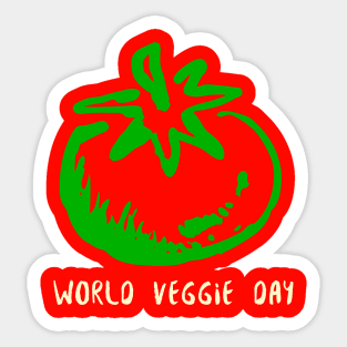 World Veggie Day Sticker